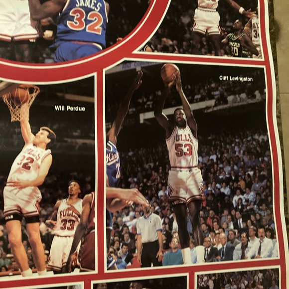 Original Chicago Bulls 1991 Eastern Conference Champions 22.5x37 Poster Jordan - Picture 6 of 11
